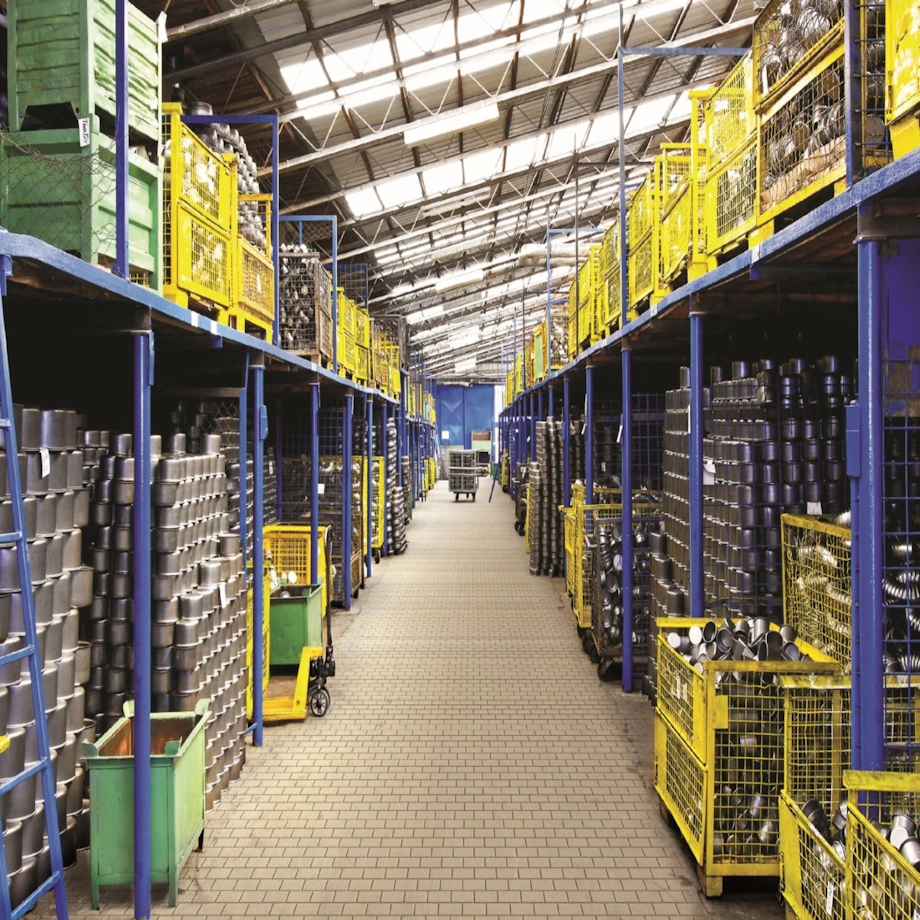 a great photo of the warehouse of the business